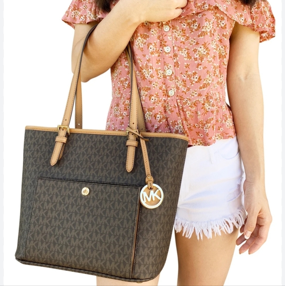 Michael Kors Dark Brown Signature Tote